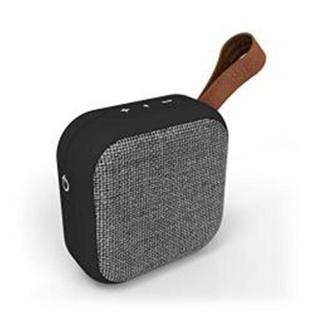 Tzumi Tzumi 5598 Square Mini Waterproof Bluetooth Fabric Speaker; Grey 5598